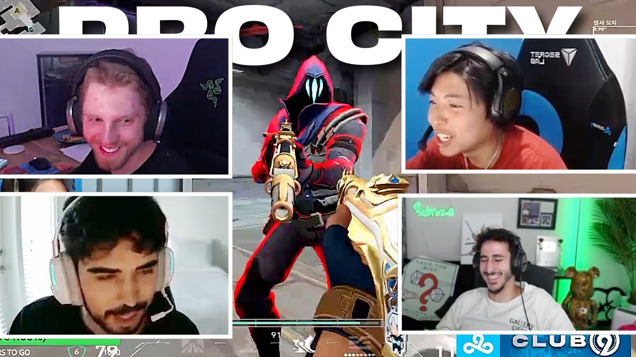 Aspas is Dominating in Pro City! 15 minutes of Unbelievable Moments from Valorant 10 Man Pro City