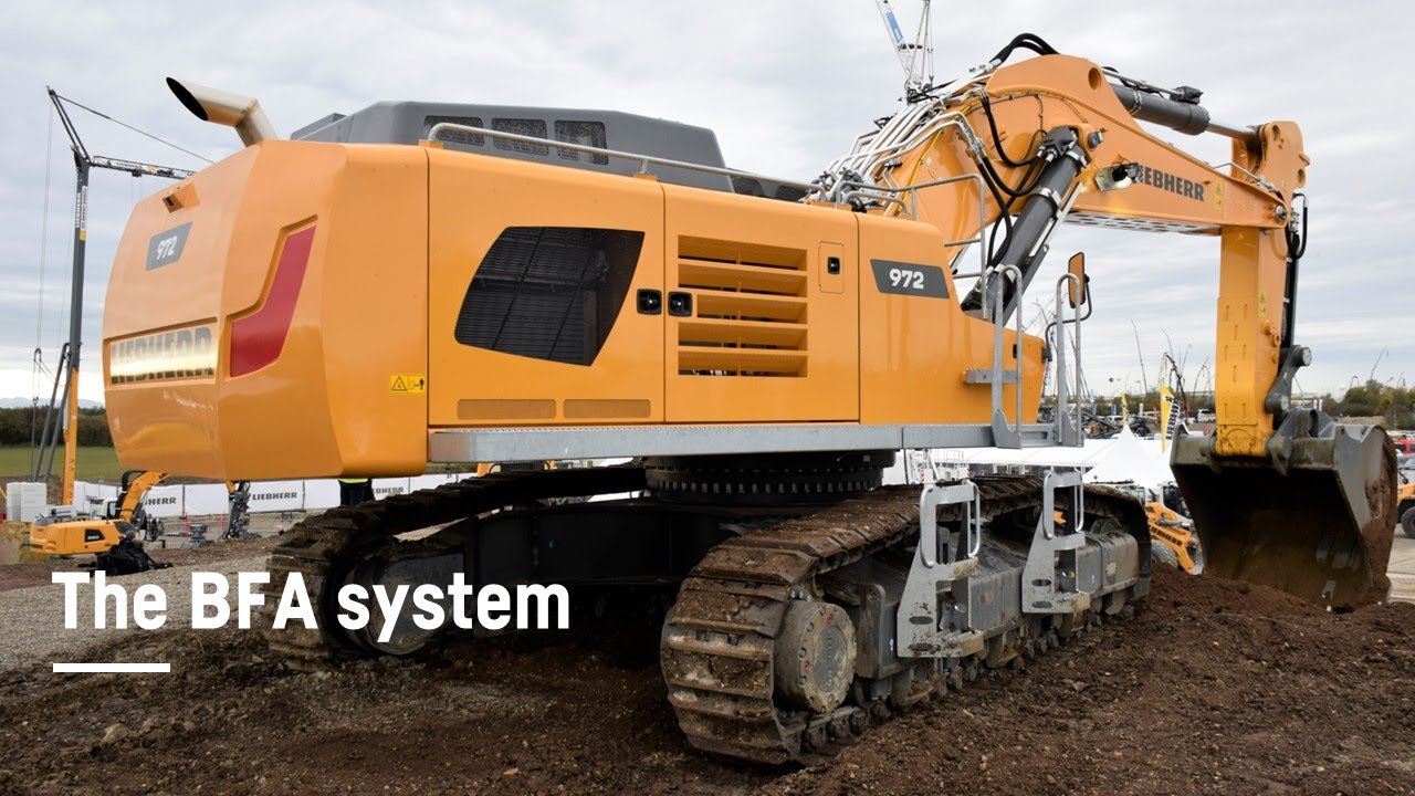 Liebherr &ndash; Bucket filling with the BFA system (Bucket Fill Assist)