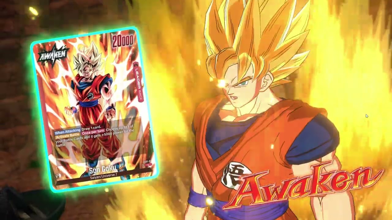 DBS Card Game Fusion World - Broly (Green) VS Goku (Red)