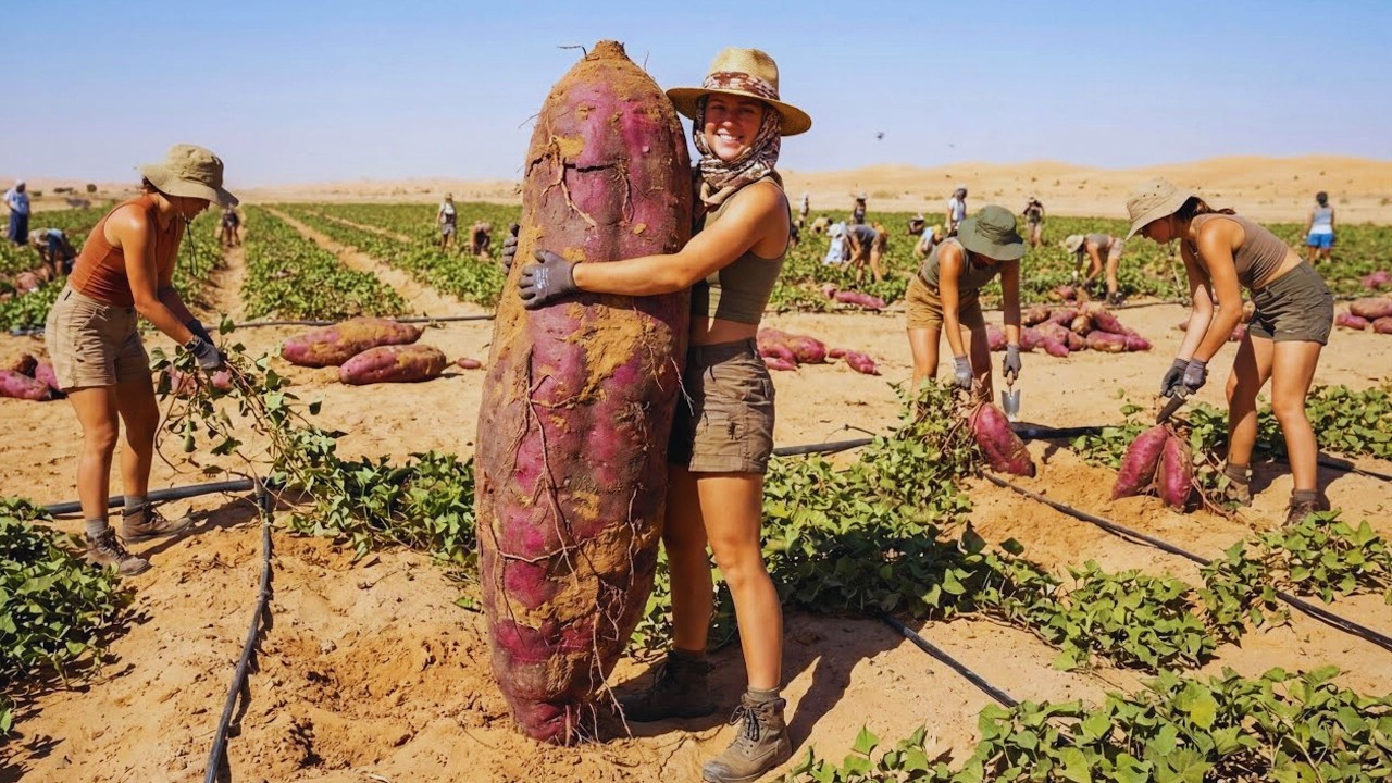 Cultivaron batatas en el desierto de México los resultados sorprendieron al mundo