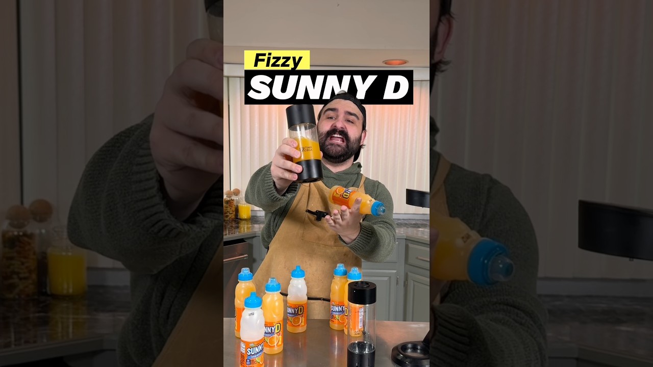 Газирование Sunny D в моей газировочной машине