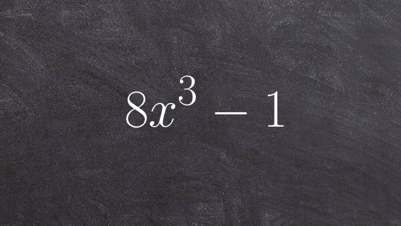 Learn how to use the difference of two cubes to simplify an expression