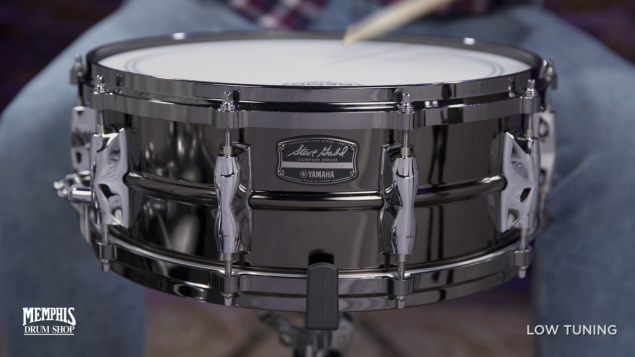Yamaha 14x5.5 Limited Edition Steve Gadd Signature Snare - Black Nickel (YSS1455SG)