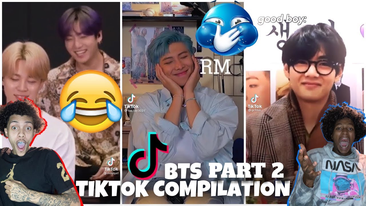 НАСТОЯЩАЯ КОМЕДИЯ 😭 АМЕРИКАНЦЫ РЕАКЦИЯ НА ПОДБОРКУ BTS TikTok 2021 №2