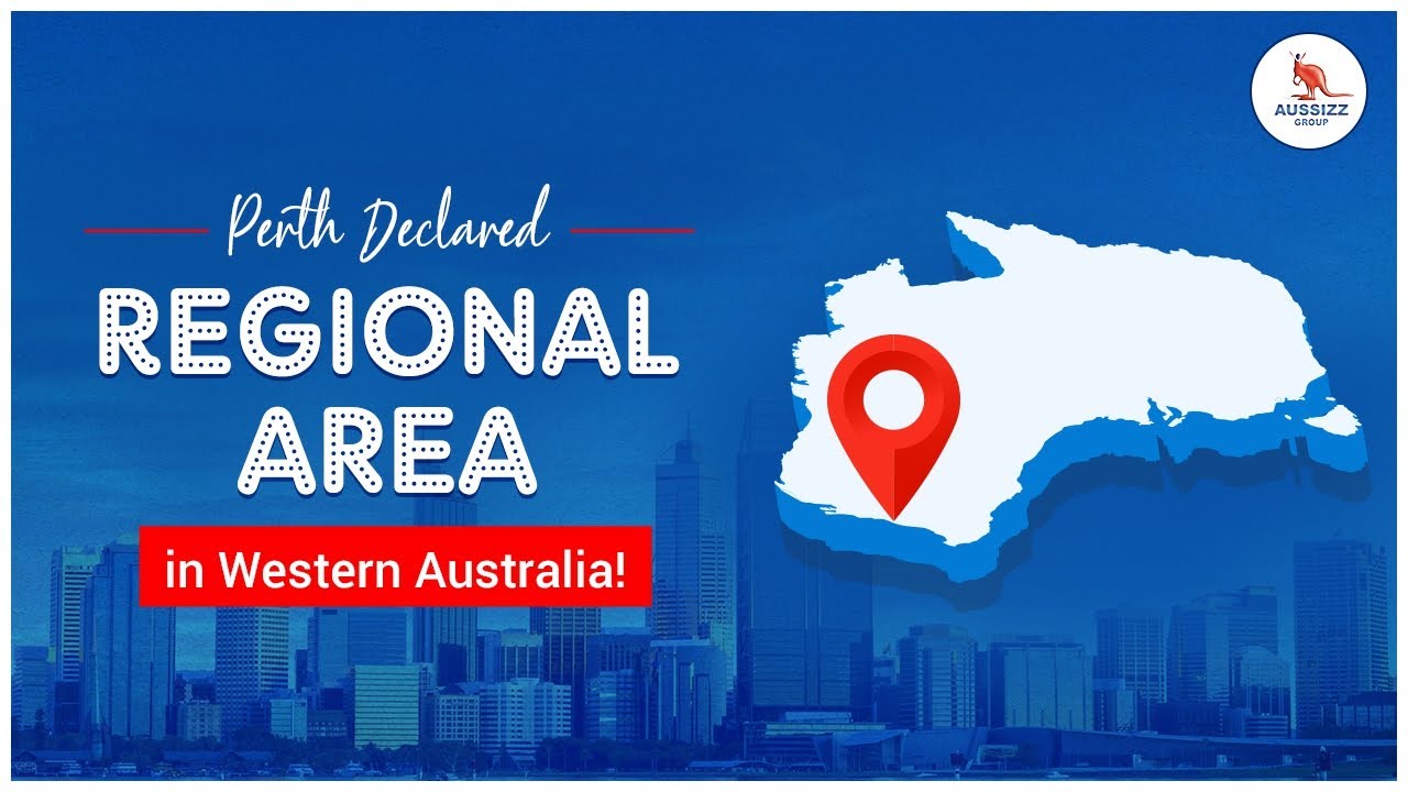 Perth declared Regional Area in Western Australia!
