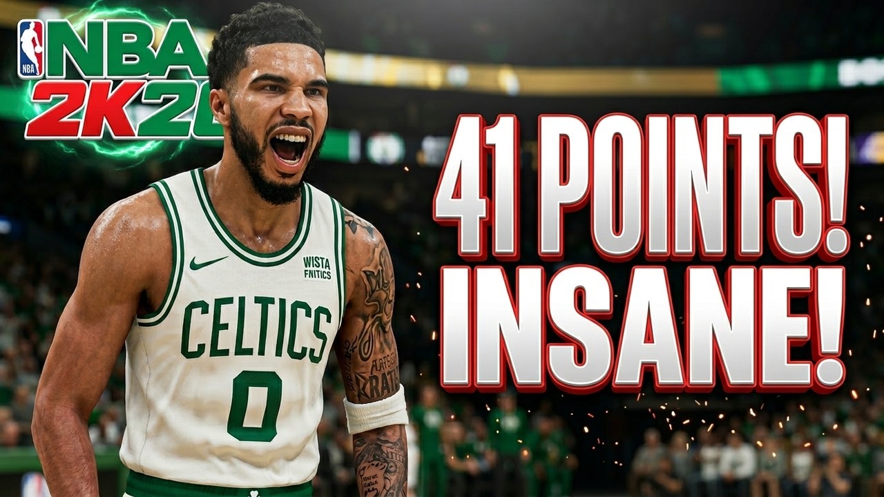 I JUST Scored 41 POINTS with Jayson Tatum in NBA 2K26? IT WAS INSANE!