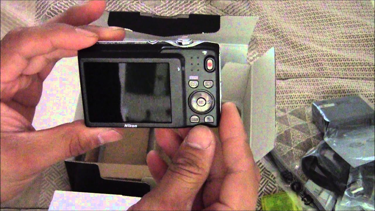 Nikon S3100 unboxing