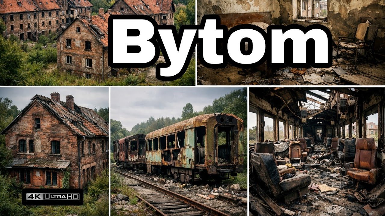 Bytom Zgorzelec and destroyed wagons - we enter - apocalypse Silesia