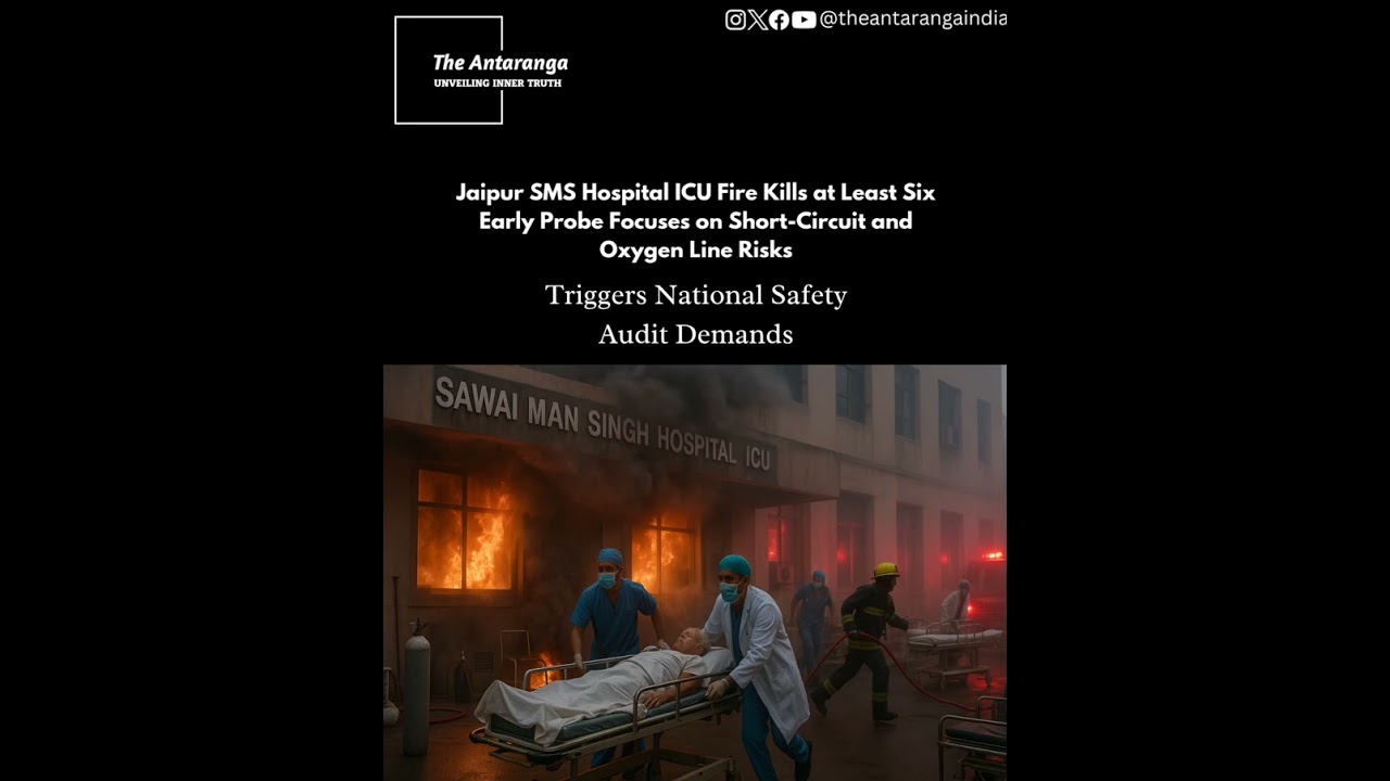 Jaipur SMS Hospital Fire Kills6|Short-Circuit&Oxygen Line Probe Sparks Nationwide Safety Audit Calls