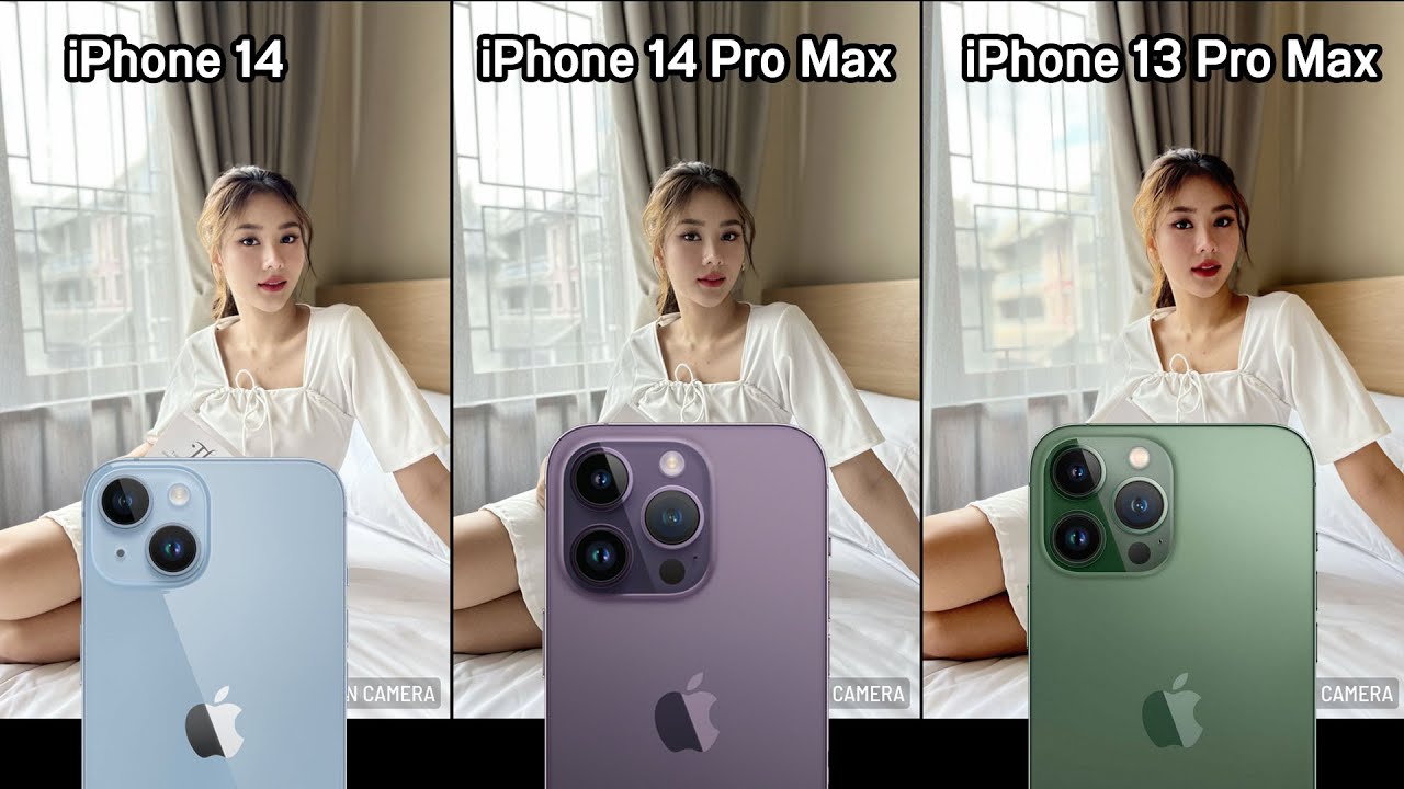 เทียบกล้องไอโฟนรุ่นเก่า vs รุ่นใหม่ | iPhone 14 , 14 Pro Max และ 13 Pro Max ต่างกันมากไหม ?