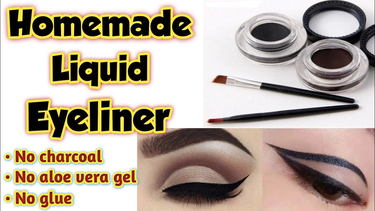 Homemade Liquid Eyeliner | How to make Eyeliner at home | Diy eyeliner | How to make liquid eyeliner