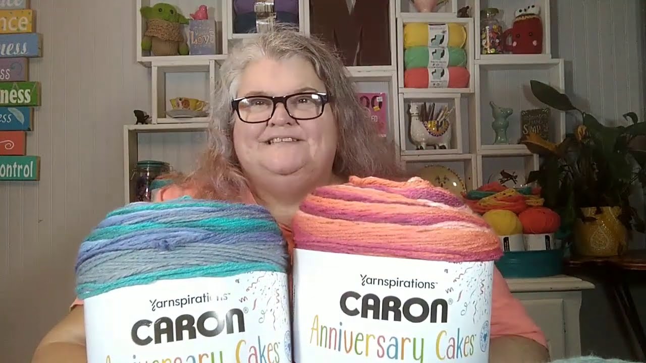 Caron Anniversary Cakes * Micheals Yarn Haul * Craft Smart Yarn * My Pet Yarn
