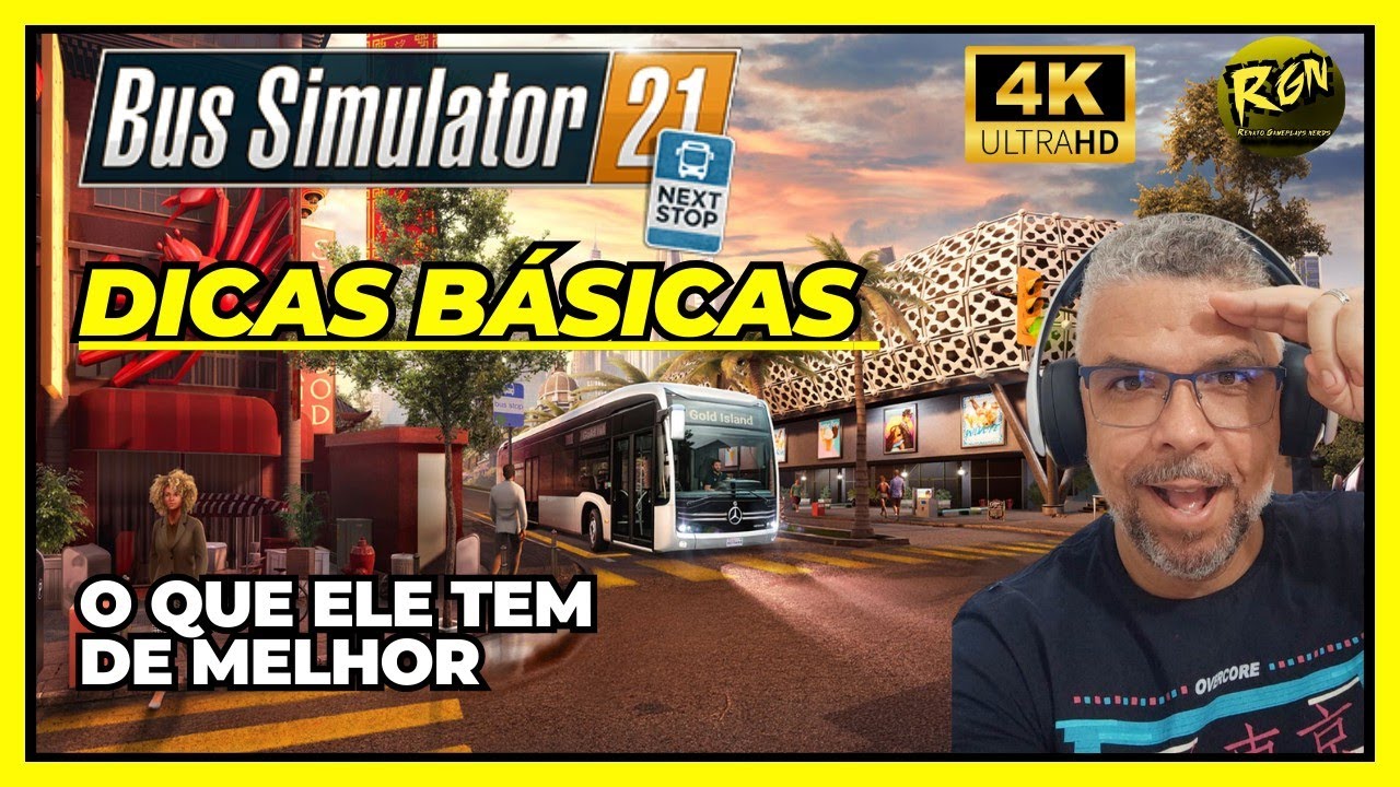 BUS SIMULATOR 21 (PS4/PS5/XBOX/XBSERIES/PC- UM DOS MELHORES SIMULADORES DE ÔNIBUS 4K 60 FPS #jogos