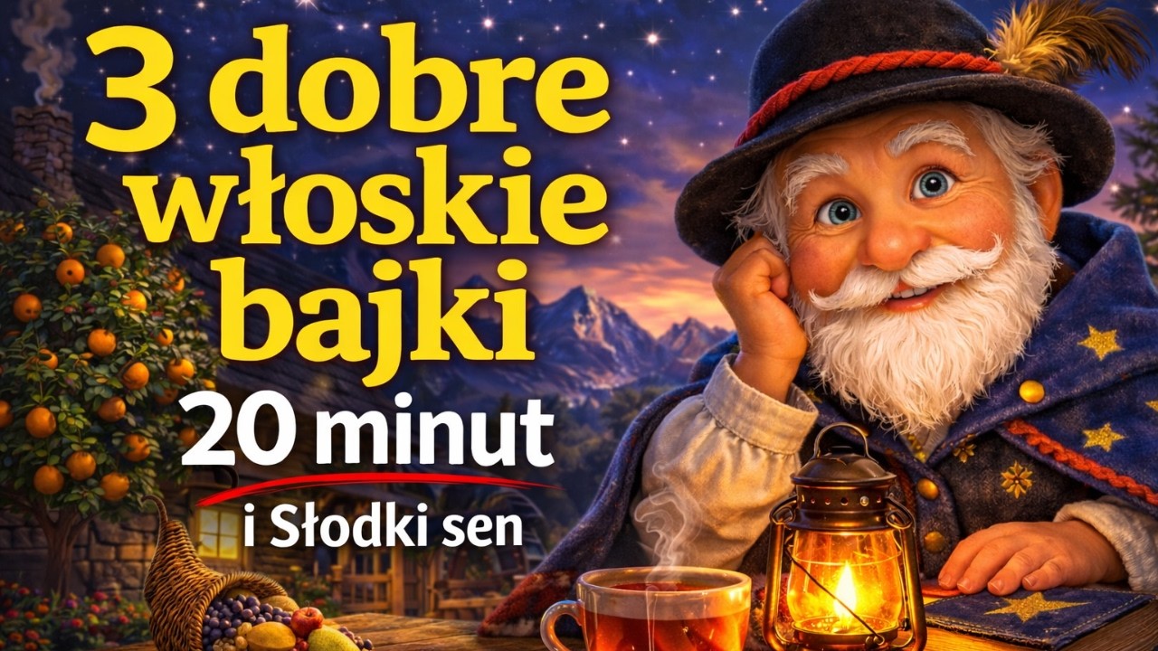 Bajki na dobranoc: 3 dobre włoskie historie | 3 pomarańcze • Młynarz • Słoneczny książę