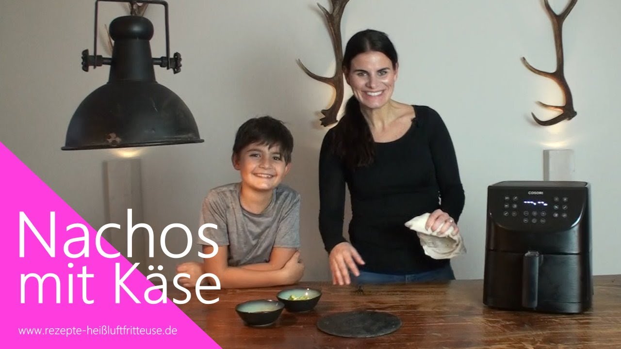 Nachos Chips mit Käse Heißluftfritteuse COSORI Airfryer
