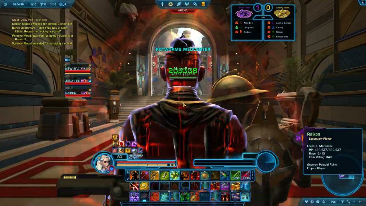 3v4 Arena - Virulence Sniper - Swtor 7.6