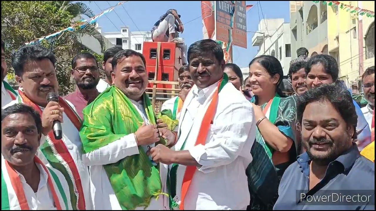 HATH SE HATH JODO YATRA#MAHESWARAM CONGRESS#GONGADI SRINU ANNA