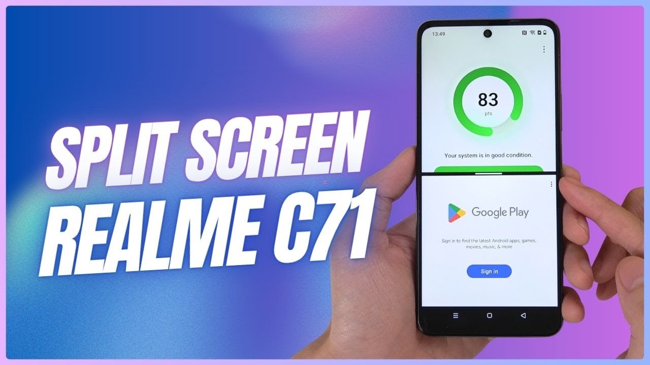 How to Split Screen Realme C71