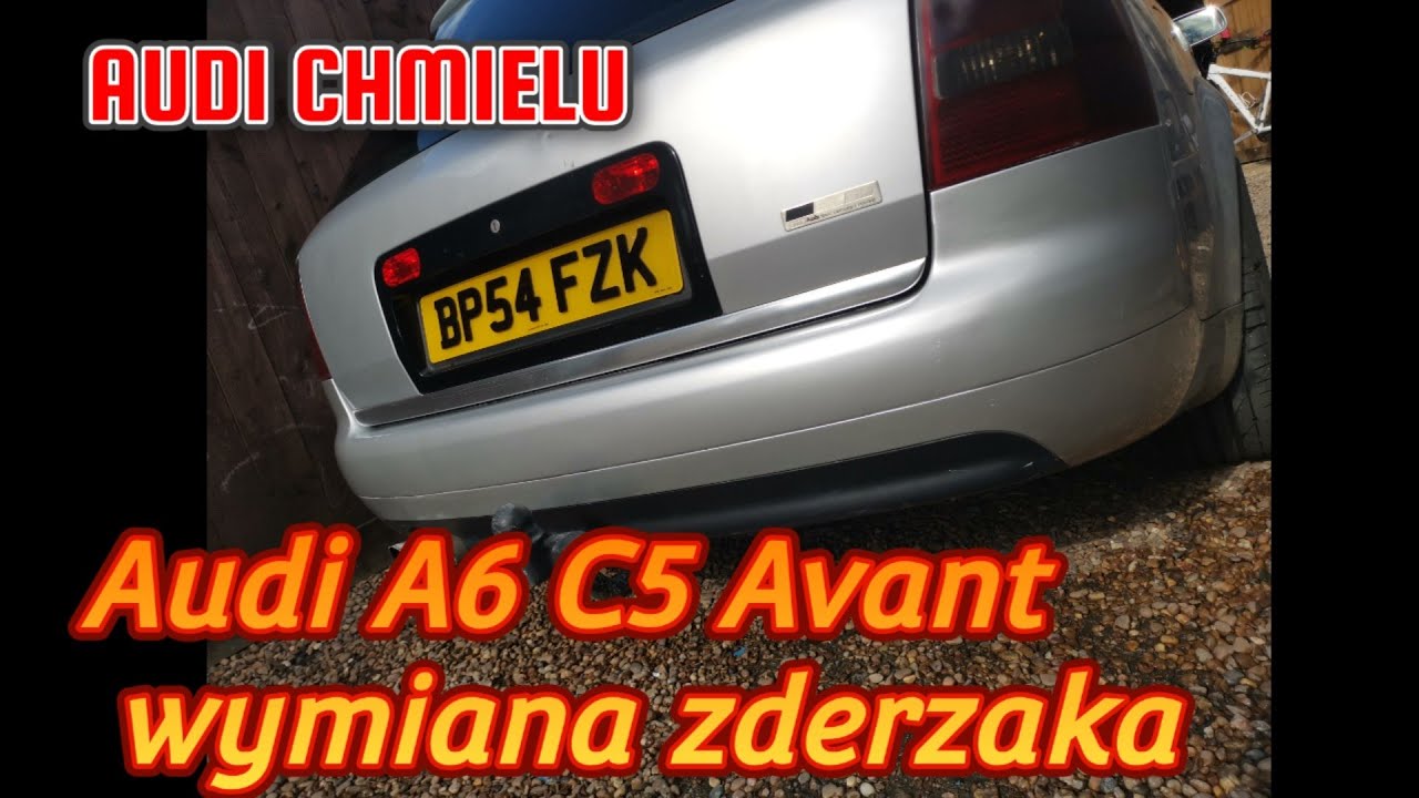 Audi A6 C5 Avant wymiana tylnego zderzaka