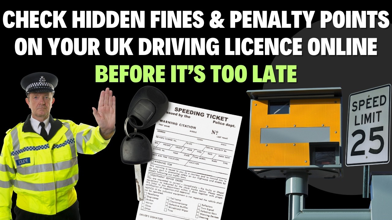 Do You Have a Fine or Points on Your UK Driving Licence? Here&rsquo;s How to Check! | UKSHUKE