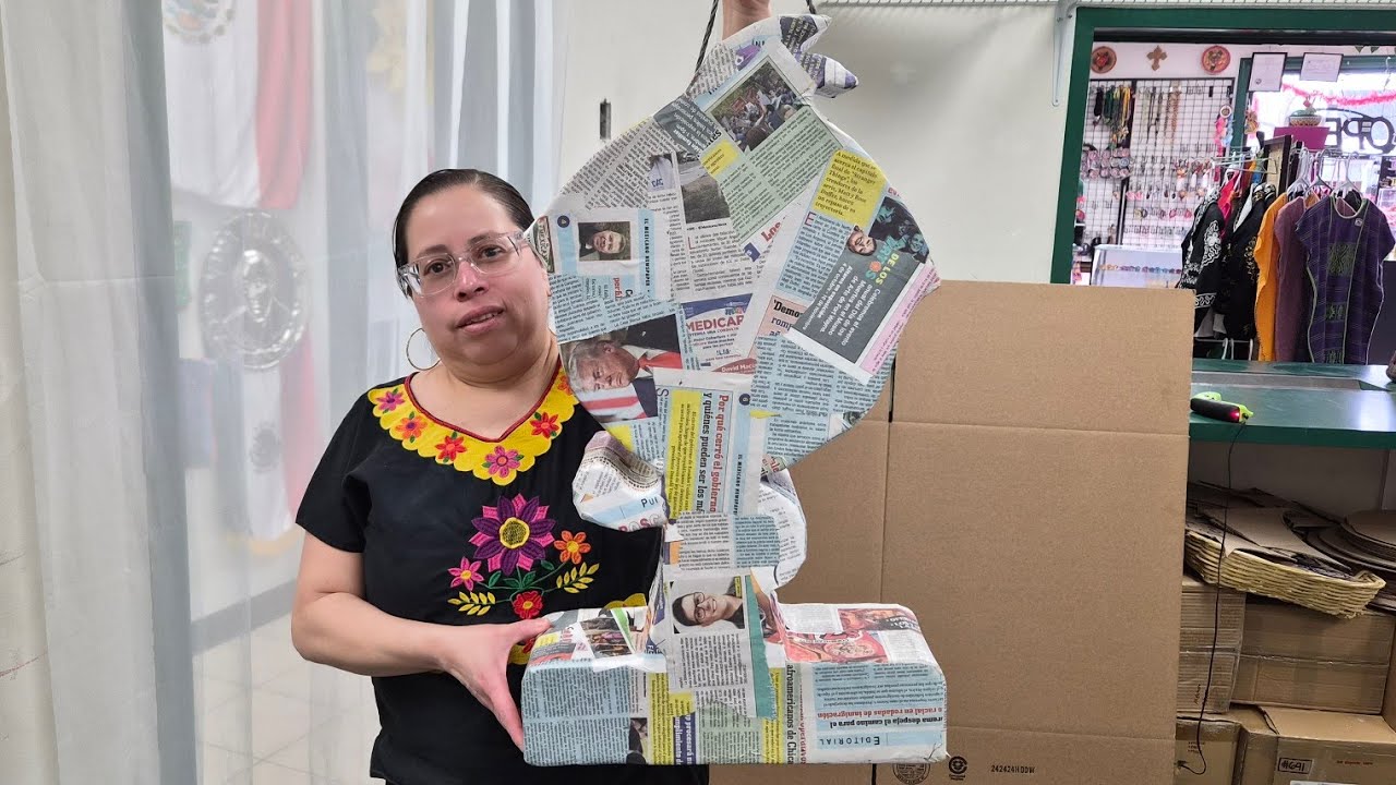 COMO HACER PIÑATA PLI PLIM PRIMERA PARTE