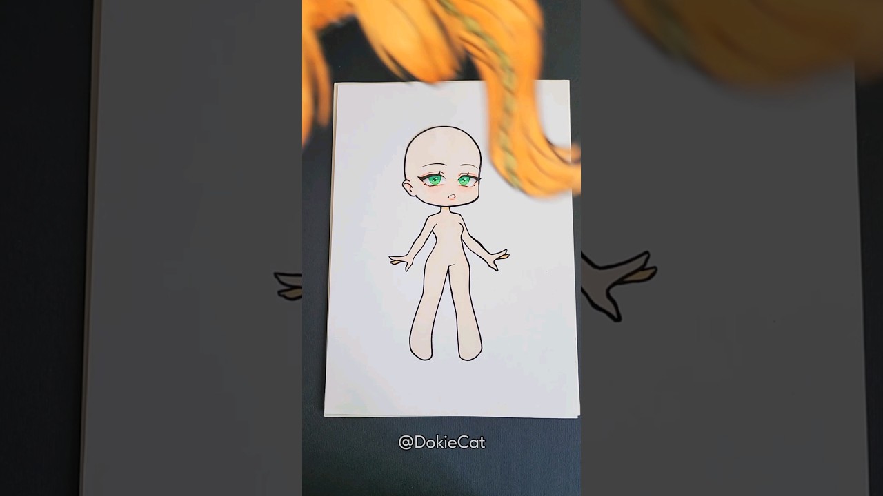 Random oc challenge but it's on paper #gacha #gachaoc #randomoc #gl2 #paperdoll #oc #gachatrend