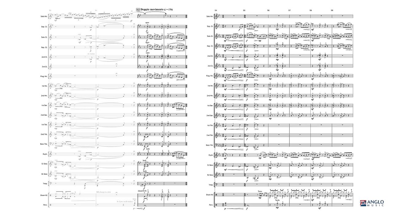 Sunday in the Park - for Eb Horn and Brass Band - Philip Sparke