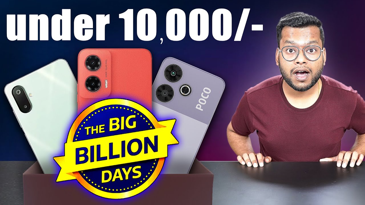 Best Smartphone under 10000 ⚡️⚡️ Flipkart Big Billion Days Sale & Amazon Great Indian Festival Sale