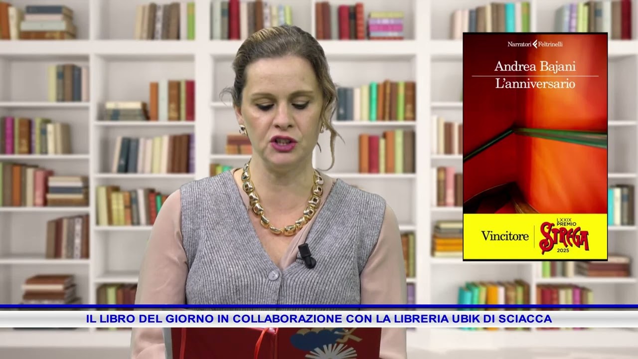 IL LIBRO DEL GIORNO IN COLLABORAZIONE CON LA LIBRERIA UBIK DI SCIACCA 22 Gennaio 2026