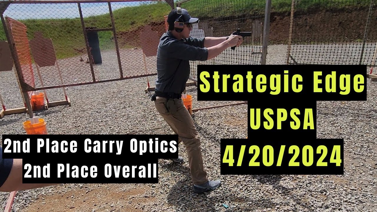Strategic Edge USPSA 4/20/24 - 2nd Carry Optics - Glock 17 Gen 5 MOS - Trijicon SRO