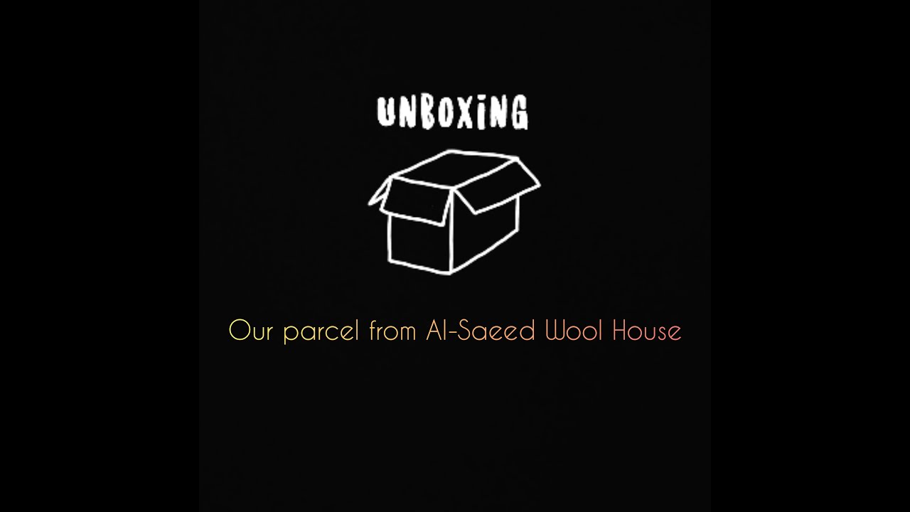 unboxing of online shopping from al-Saeed Wool House Lahore #tapemaker #yarns #snapbuttonplier