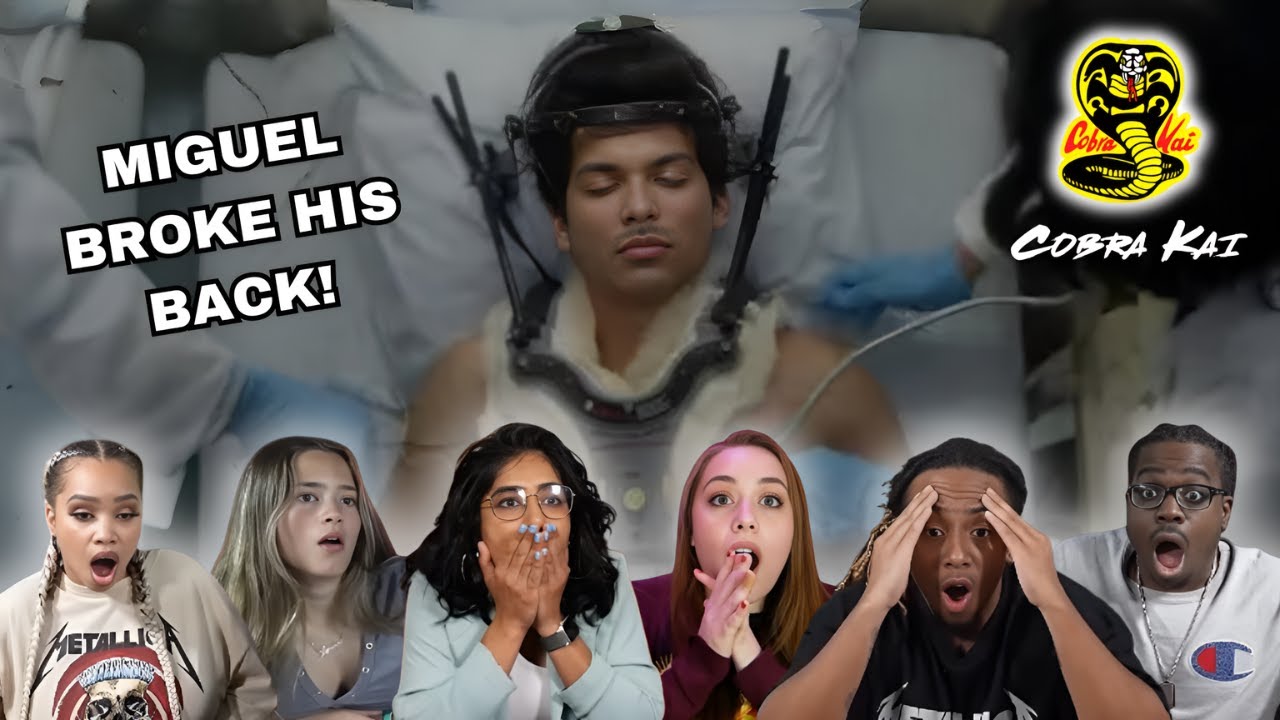 BEST Reaction to ''MIGUEL FALLS SCENE'' in Cobra Kai S2 E10 | Reaction Mashup