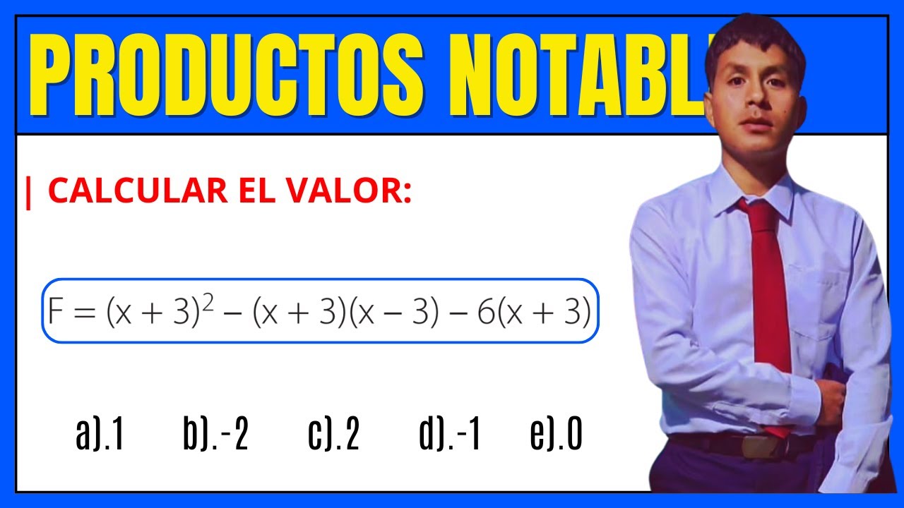 Ejercicio 10 de Productos Notables | NIVEL BÁSICO 