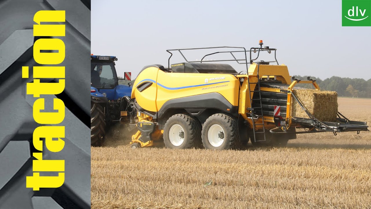 New Holland BigBaler 1290 HD in der traction Arbeitsprobe