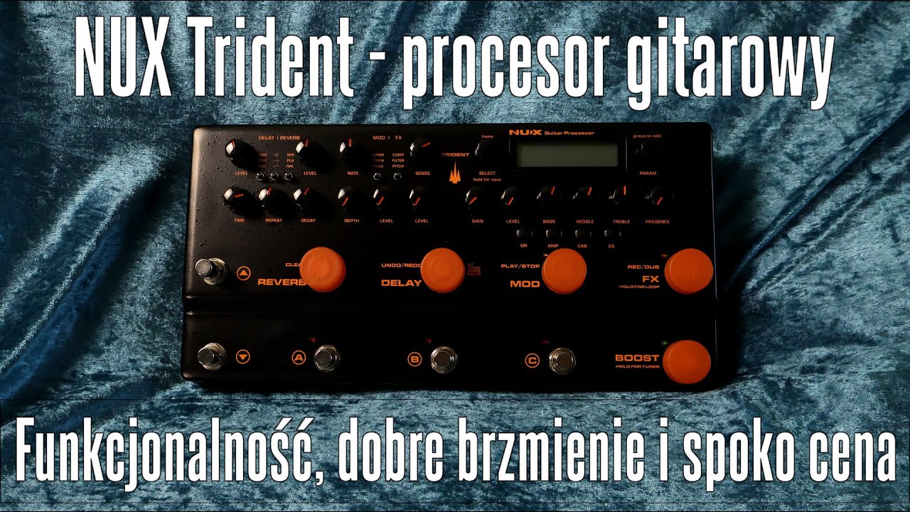 NUX NME5 Trident - brzmienie i funkcjonalność pod nogą - FILMIKI O GITARACH