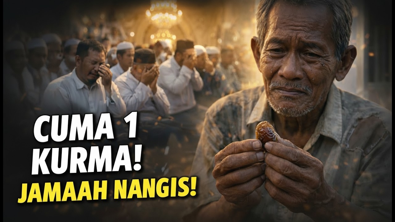 Diremehkan Jamaah, Pemulung Ini Beri Kurma Terakhirnya! Masjid Gempar!