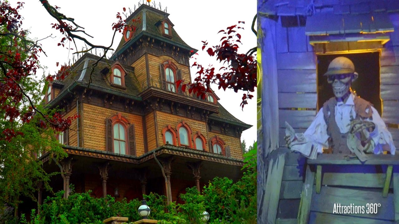 [4K] Phantom Manor Ride - Disneyland Paris version of Haunted Mansion Ride