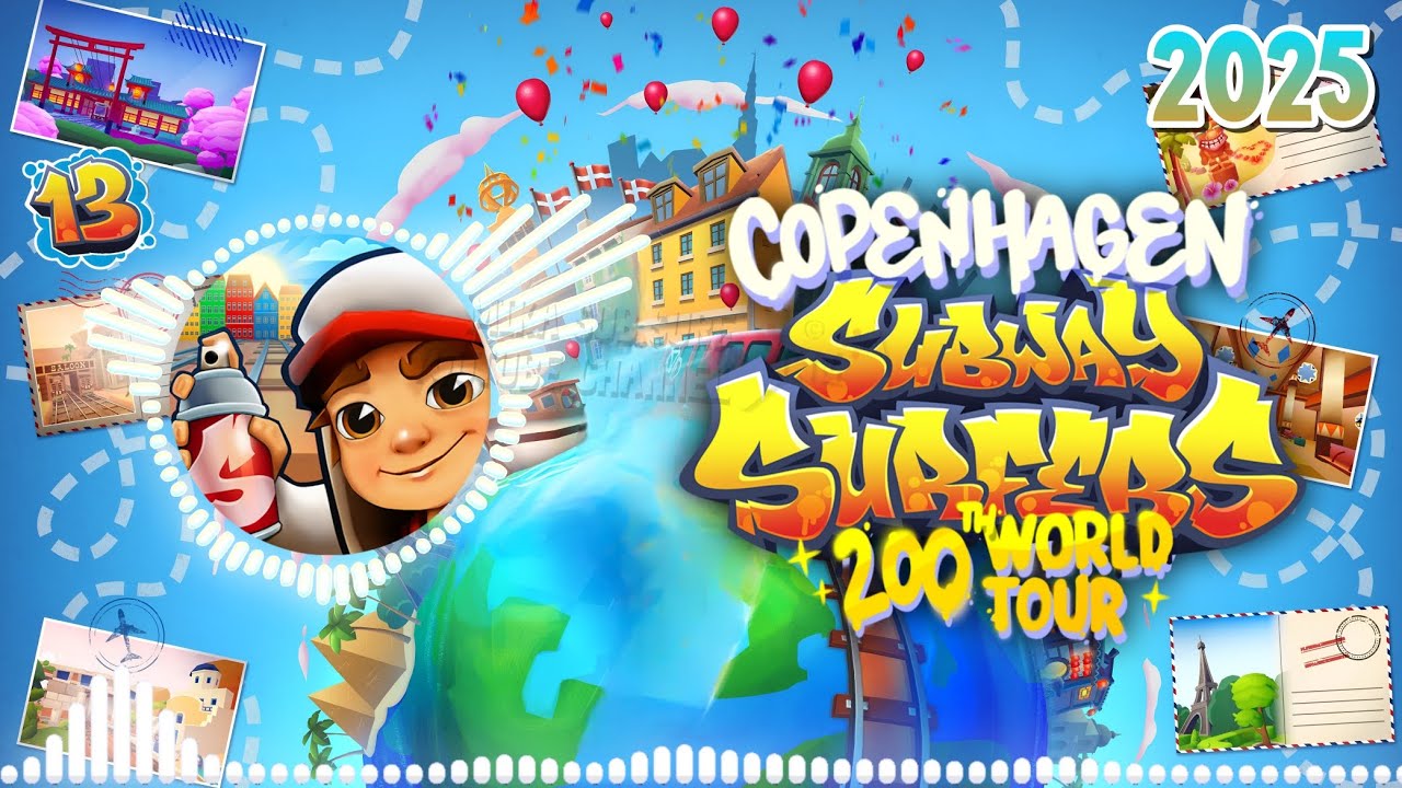 🌍 Subway Surfers Copenhagen 2025 Soundtrack | 200th World Tour, 13th Birthday Special - OFFICIAL 🇩🇰