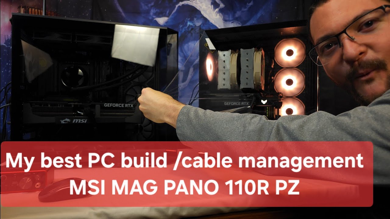 MSI MAG Pano 110R PZ = Лучший опыт сборки ПК и организации кабелей для меня