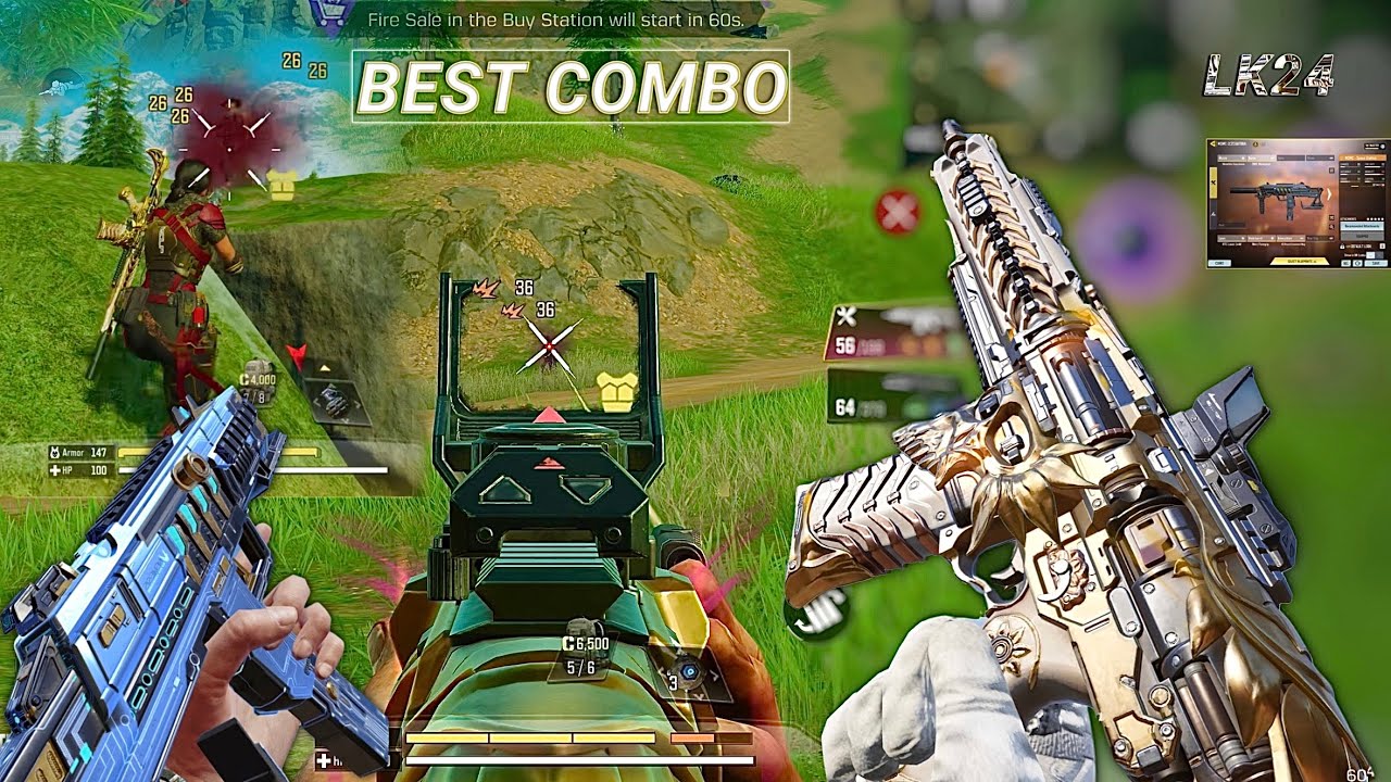 0 RECOIL in LONG RANGE LK24 GUNSMITH & FAST KILLING MSMC GUNSMITH CODM BR | CODM BR GAMEPLAY 
