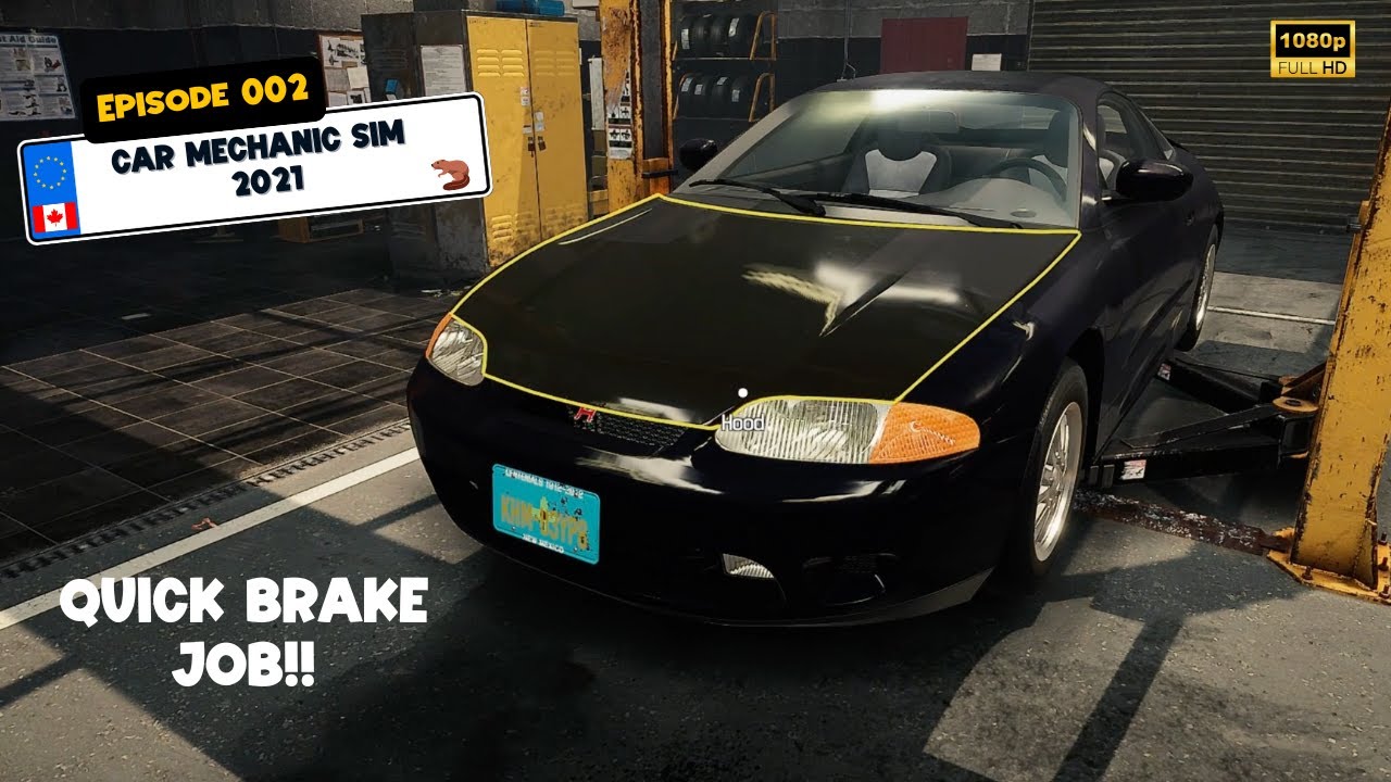Car Mechanic Sim 2021 first brake job! (NO COMMENTARY).