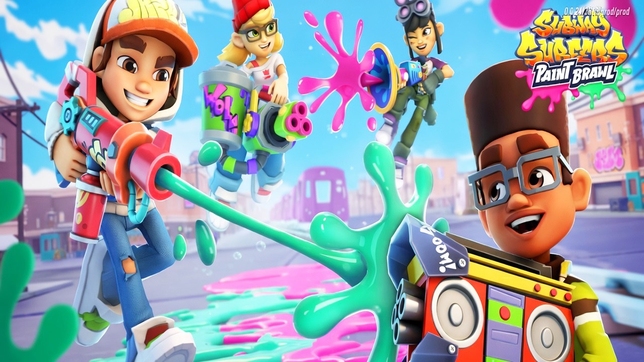 Subway Surfers Paint Brawl - New Game Gameplay Walkthrough part 1 Trailer Gameplay 1st Place