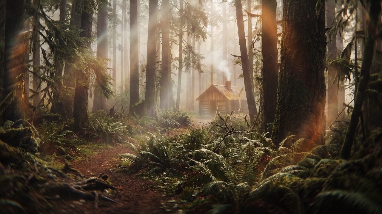 Morning in the Deep Woods 🌲 | Living Forest Ambience with Birds & Crickets