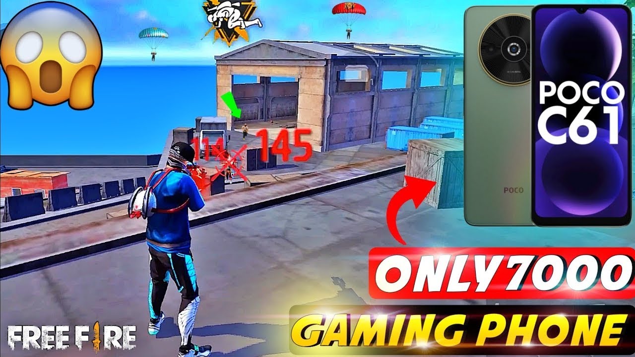 POCO C61 Free Fire Test | POCO C61 gaming test | POCO C61 Review