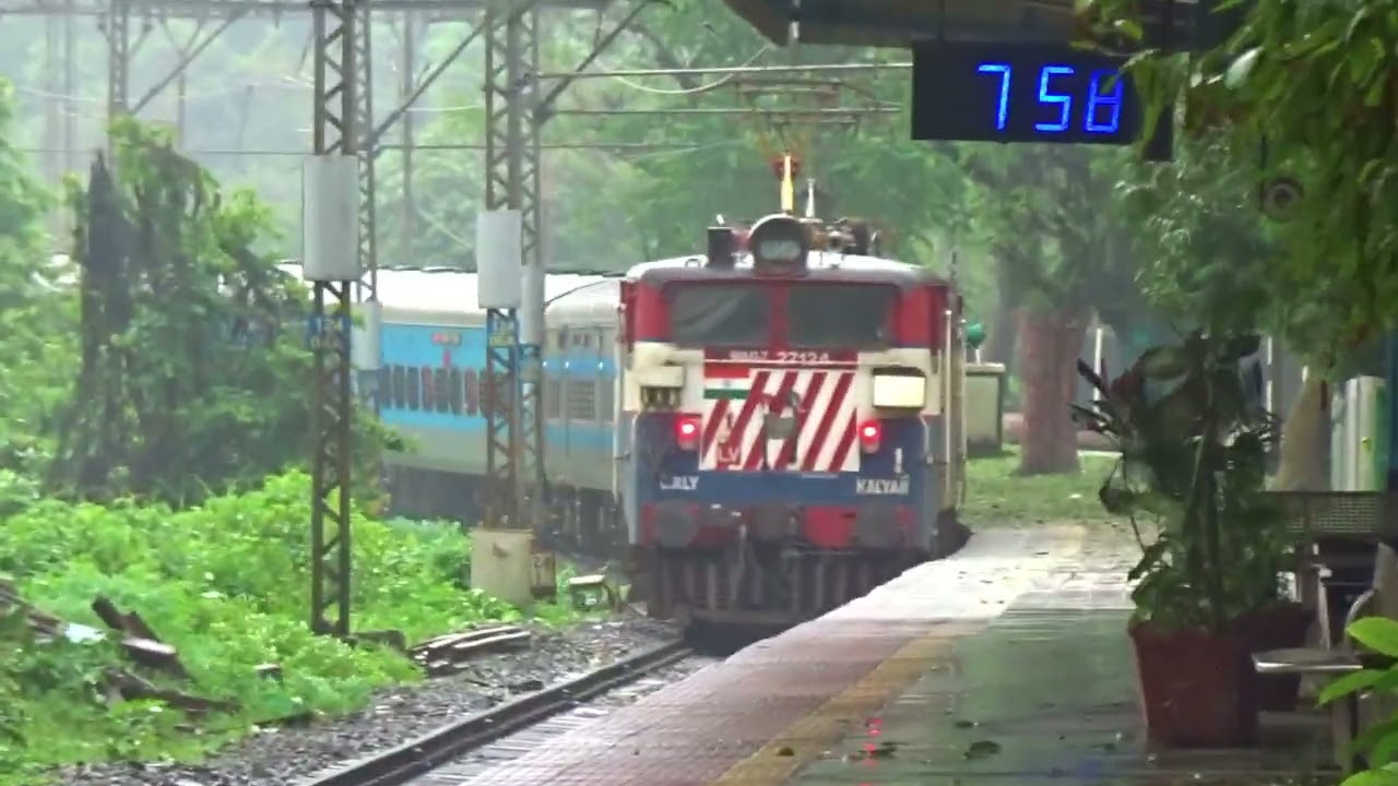 5 in 1 TRAINS IN MONSOON | BHOR GHAT