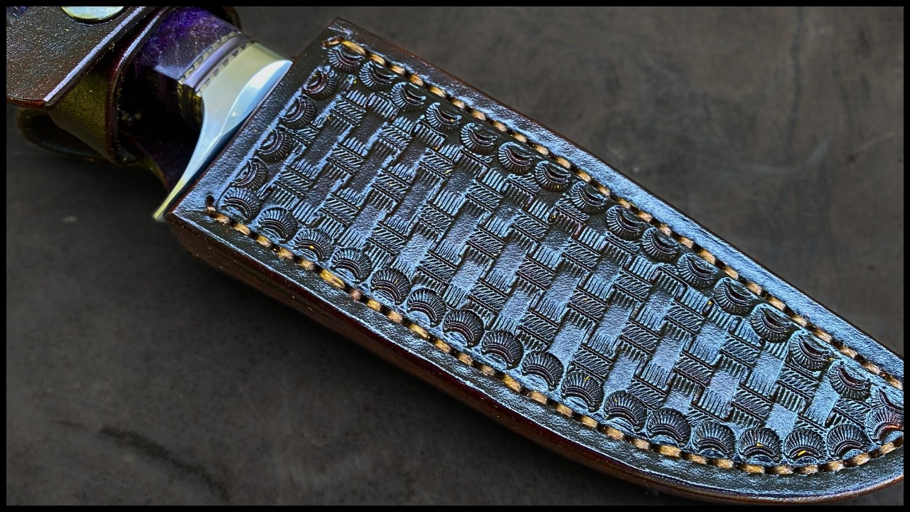 How to make a Tooled Leather Knife Sheath