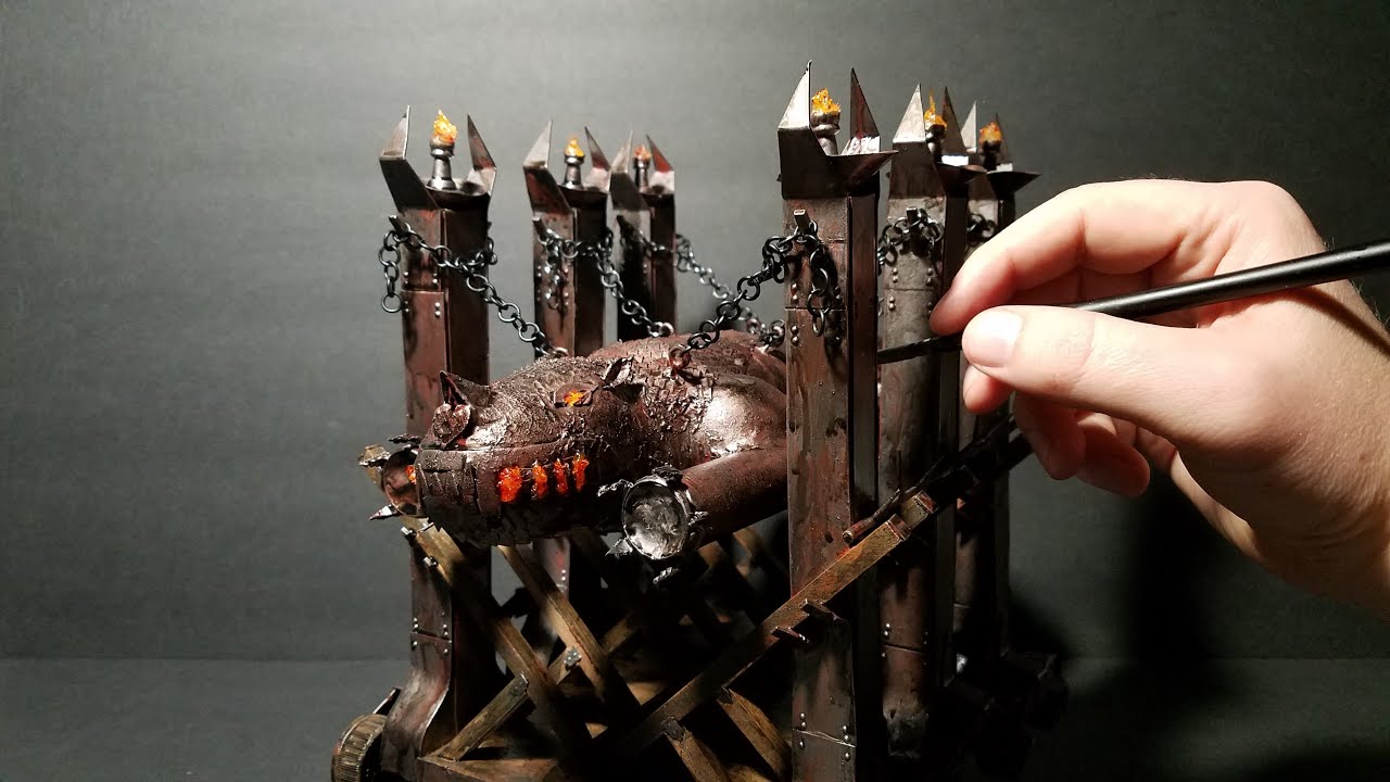 I scratch built GROND from Lord of the Rings out of Garbage!