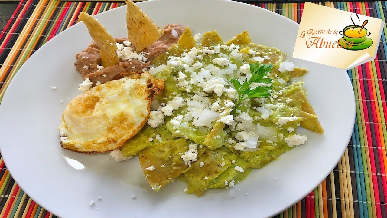 Chilaquiles poblanos receta deliciosa 💚 🍵