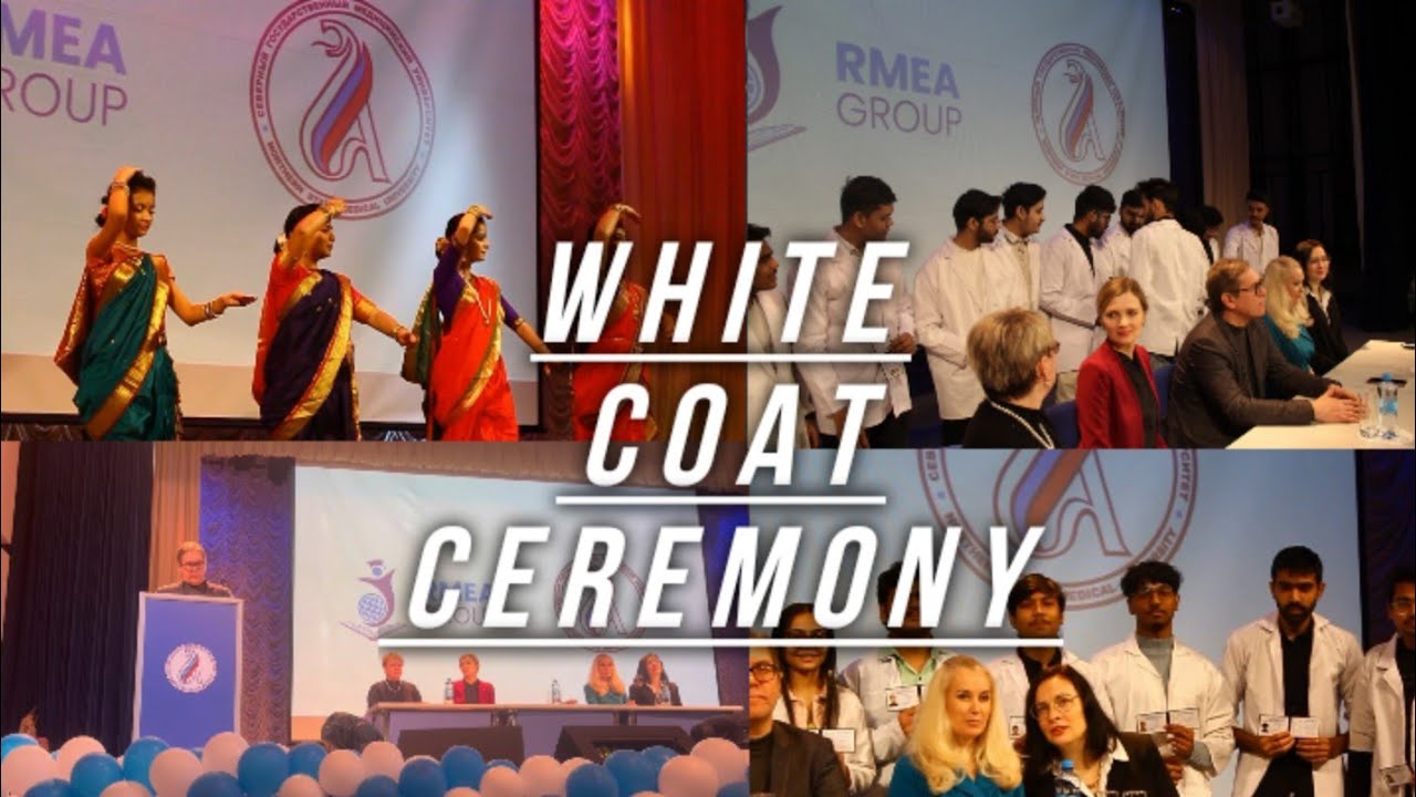 ||WHITE COAT CEREMONY ||        #vlog #mbbsabroad #russia #shortsvideo #2023 #doctor #arkhangelsk
