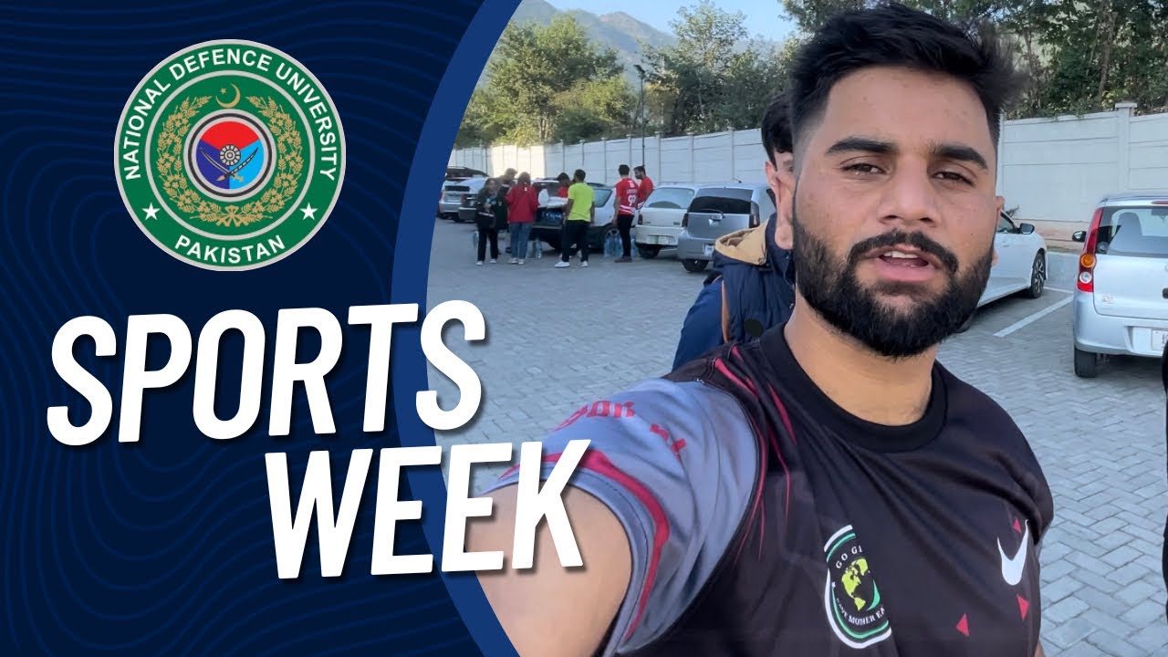 Sports week in NDU Islamabad - National Defence University Islamabad